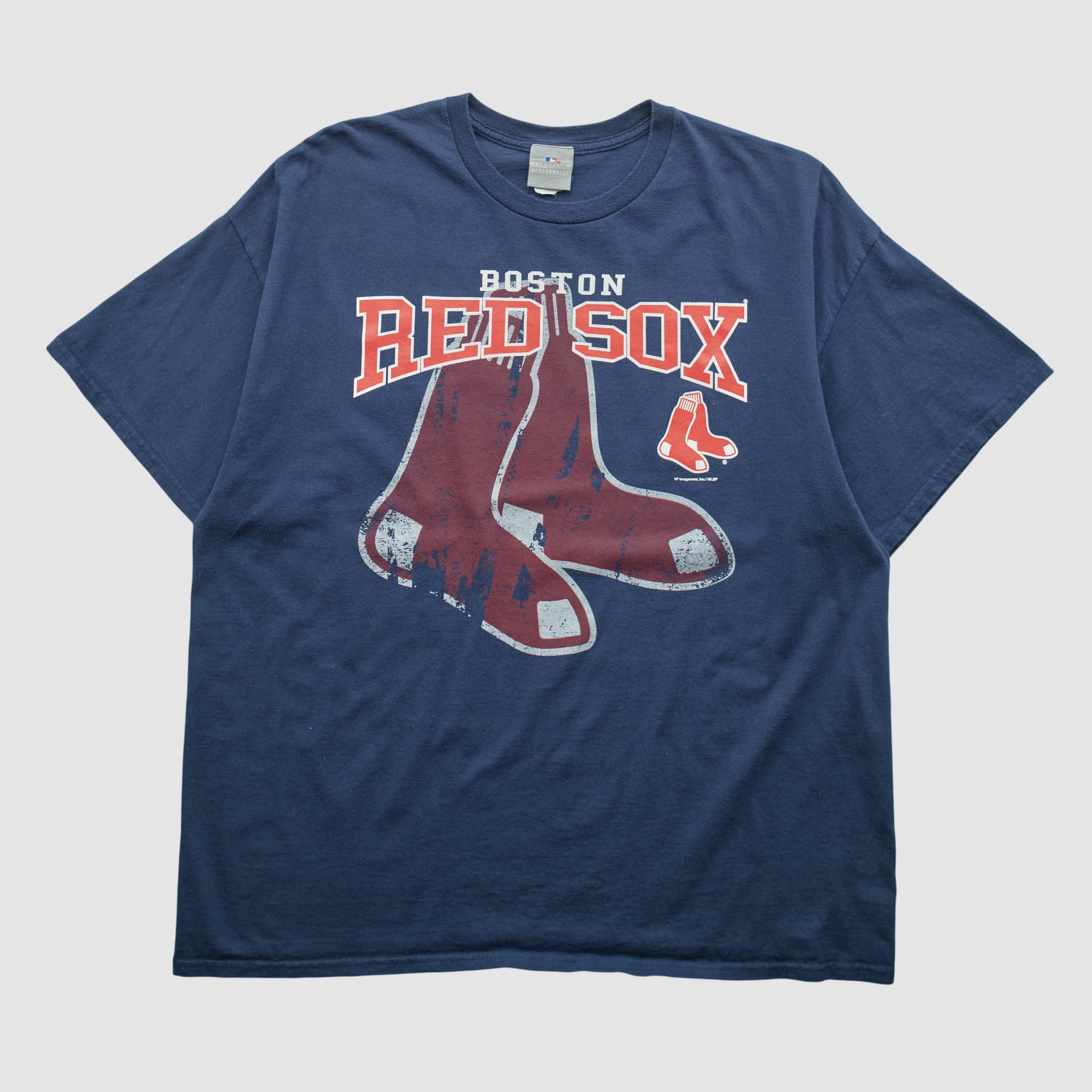 Boston Red Sox Genuine Merchandise 2000s T-shirt - Navy - 2XL by 
