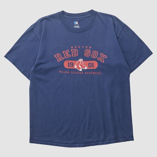 Boston Red Sox Genuine Merchandise 2010s T-shirt - Navy - L by Fanatics Real Vintage