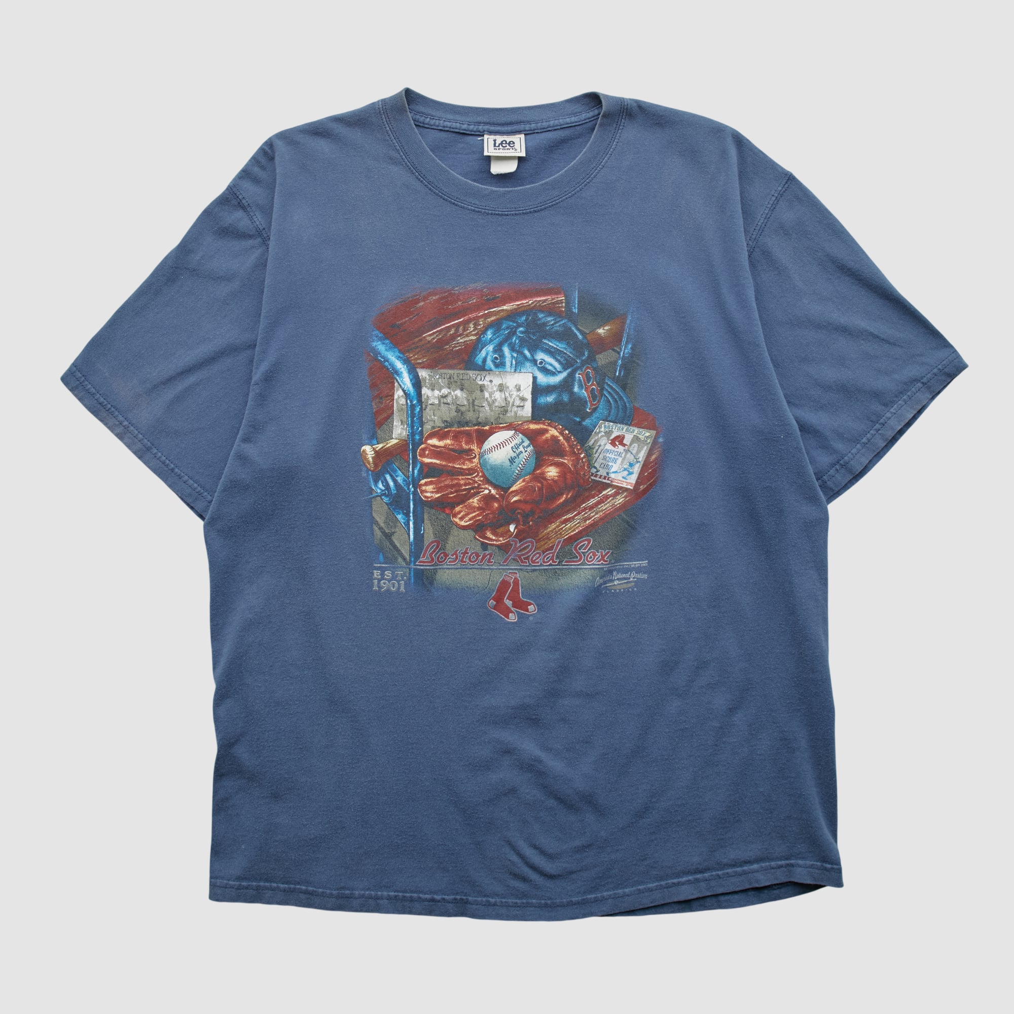 Boston Red Sox Lee Apparel 2000s T-shirt - Navy - XL by Fanatics 