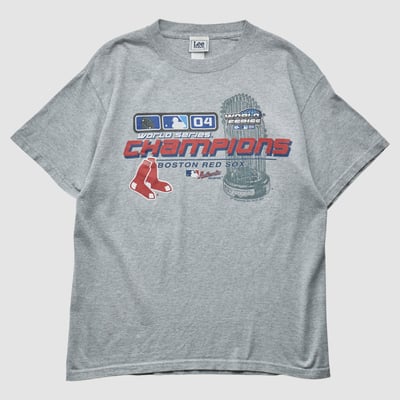 Boston Red Sox Lee Apparel 2004 T-shirt - Heather Gray - S by Fanatics Real Vintage