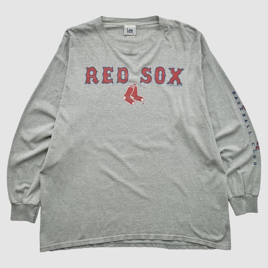 Boston Red Sox Lee Apparel 2007 Long Sleeve T-shirt - Heather Gray - XL by Fanatics Real Vintage