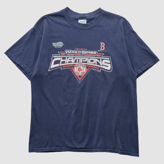 Boston Red Sox M&O Knits 2004 T-shirt - Navy - S by Fanatics Real Vintage