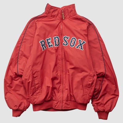Boston Red Sox Majestic 2000s Full Zip Jacket - Red - M by Fanatics Real Vintage