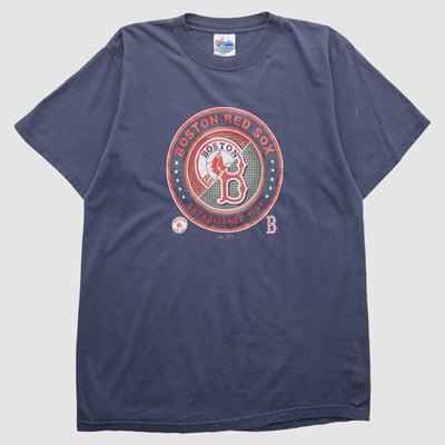 Boston Red Sox Majestic 2000s T-shirt - Navy - L by Fanatics Real Vintage