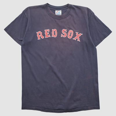 Boston Red Sox Majestic 2000s T-shirt - Navy - L by Fanatics Real Vintage