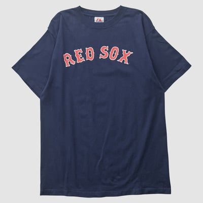 Boston Red Sox Majestic 2000s T-shirt - Navy - XL by Fanatics Real Vintage
