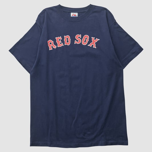 Boston Red Sox Majestic 2000s T-shirt - Navy - XL by Fanatics Real Vintage
