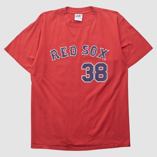 Boston Red Sox Majestic 2000s T-shirt - Red - L by Fanatics Real Vintage