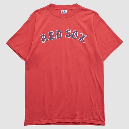 Boston Red Sox Majestic 2000s T-shirt - Red - L by Fanatics Real Vintage