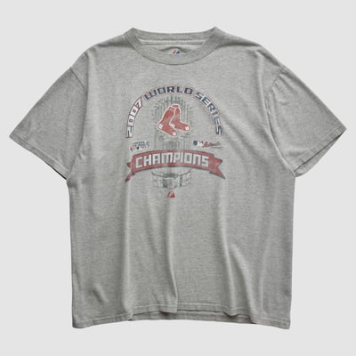 Boston Red Sox Majestic 2007 T-shirt - Gray - XL by Fanatics Real Vintage