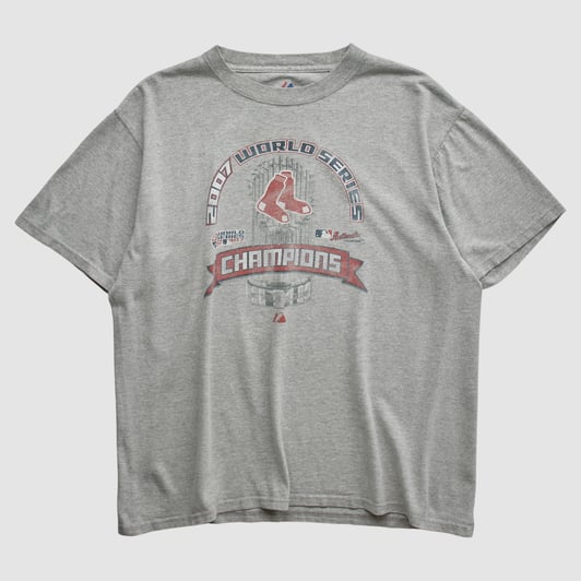 Boston Red Sox Majestic 2007 T-shirt - Gray - XL by Fanatics Real Vintage
