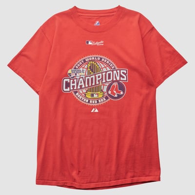 Boston Red Sox Majestic 2007 T-shirt - Red - M by Fanatics Real Vintage