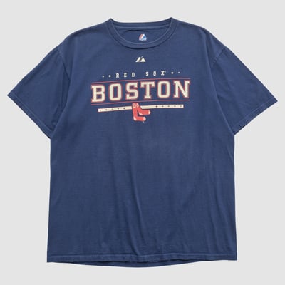 Boston Red Sox Majestic 2009 T-shirt - Navy - XL by Fanatics Real Vintage
