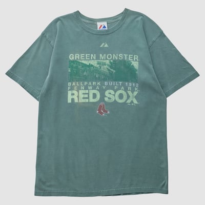 Boston Red Sox Majestic 2010 T-shirt - Green - L by Fanatics Real Vintage