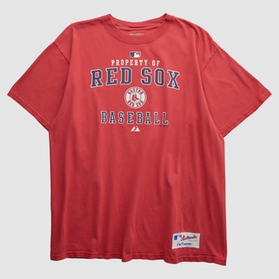 Boston Red Sox Majestic 2010 T-shirt - Red - L by Fanatics Real Vintage