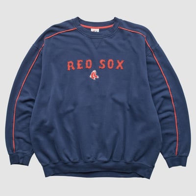 Boston Red Sox Majestic 2010s Pullover Sweatshirt - Navy - XL by Fanatics Real Vintage