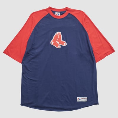 Boston Red Sox Majestic 2010s T-shirt - Navy - 2XL by Fanatics Real Vintage