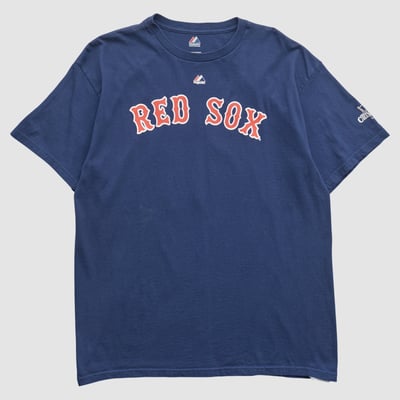 Boston Red Sox Majestic 2010s T-shirt - Navy - L by Fanatics Real Vintage