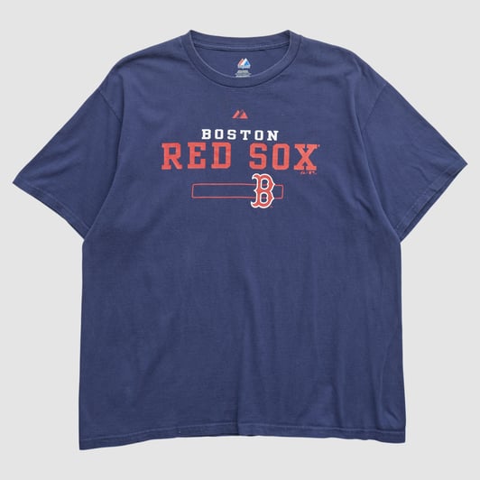 Boston Red Sox Majestic 2010s T-shirt - Navy - XL by Fanatics Real Vintage