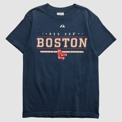Boston Red Sox Majestic 2010s T-shirt - Navy - XS by Fanatics Real Vintage