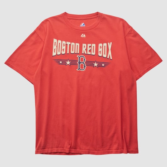 Boston Red Sox Majestic 2010s T-shirt - Red - M by Fanatics Real Vintage
