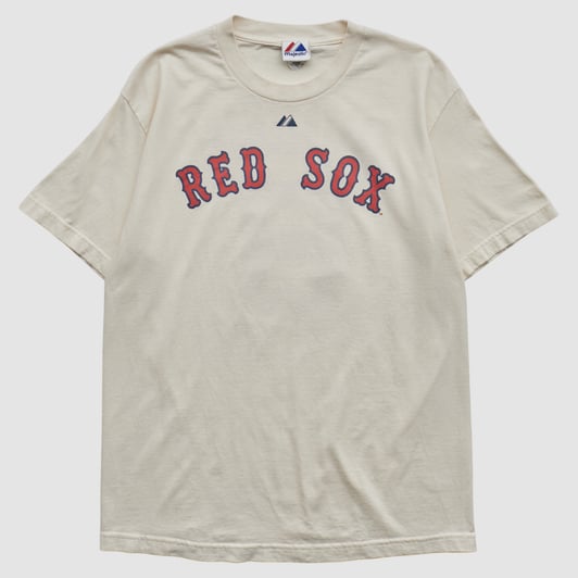 Boston Red Sox Majestic 2010s T-shirt - White - L by Fanatics Real Vintage