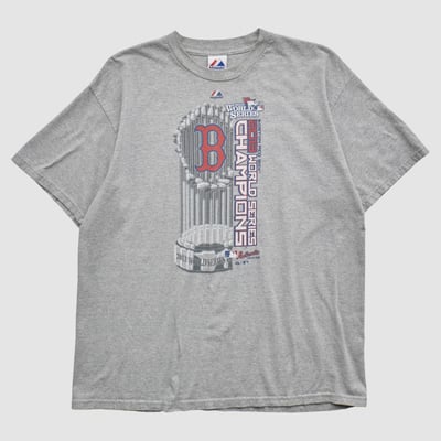 Boston Red Sox Majestic 2013 T-shirt - Heather Gray - L by Fanatics Real Vintage