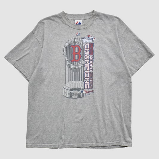 Boston Red Sox Majestic 2013 T-shirt - Heather Gray - L by Fanatics Real Vintage