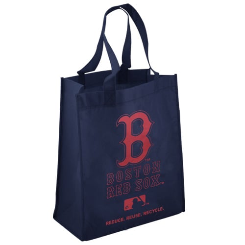 Boston Red Sox Navy Blue Reusable Tote Bag