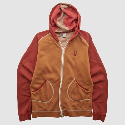 Boston Red Sox Nike 2000s Hooded Full Zip Jacket - Clay - XS by Fanatics Real Vintage