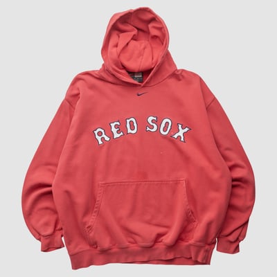 Boston Red Sox Nike 2000s Hooded Pullover Sweatshirt - Red - XL by Fanatics Real Vintage