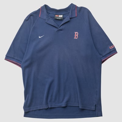 Boston Red Sox Nike 2000s Polo - Navy - XL by Fanatics Real Vintage