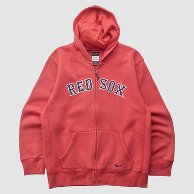 Boston Red Sox Nike 2010s Hooded Full Zip Sweatshirt - Red - XS by Fanatics Real Vintage