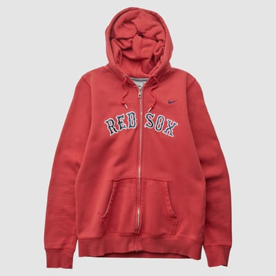 Boston Red Sox Nike 2010s Hooded Full Zip Sweatshirt - Red - XXS by Fanatics Real Vintage