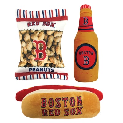 Boston Red Sox Three-Piece Chew Toy Bundle