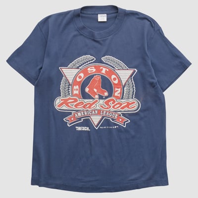 Boston Red Sox Trench 1991 T-shirt - Navy - M by Fanatics Real Vintage
