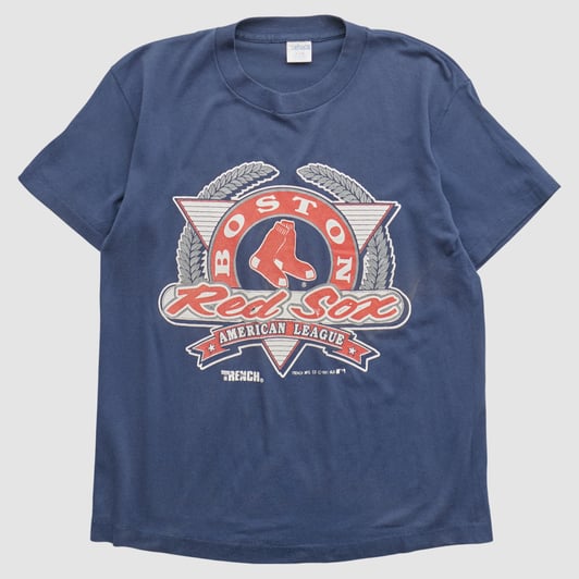 Boston Red Sox Trench 1991 T-shirt - Navy - M by Fanatics Real Vintage