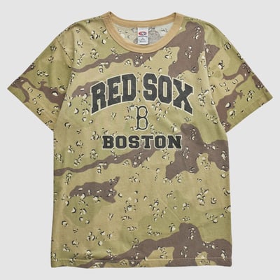 Boston Red Sox True Fan 2010s T-shirt - Camo - L by Fanatics Real Vintage