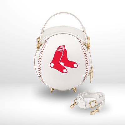 Boston Red Sox by Jill Martin Baseball Crossbody Fan Bag