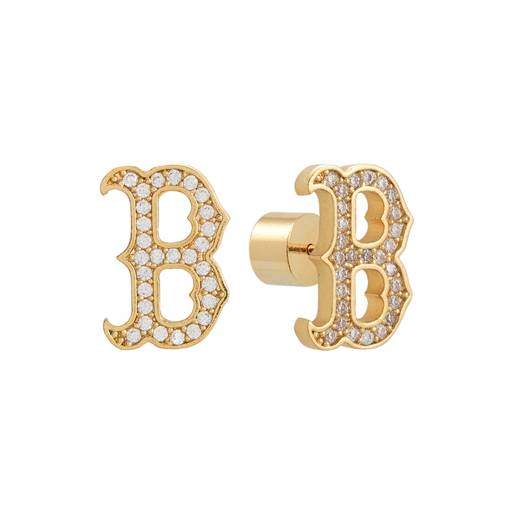Boston Red Sox by Jill Martin Glam Day Post Back Earrings