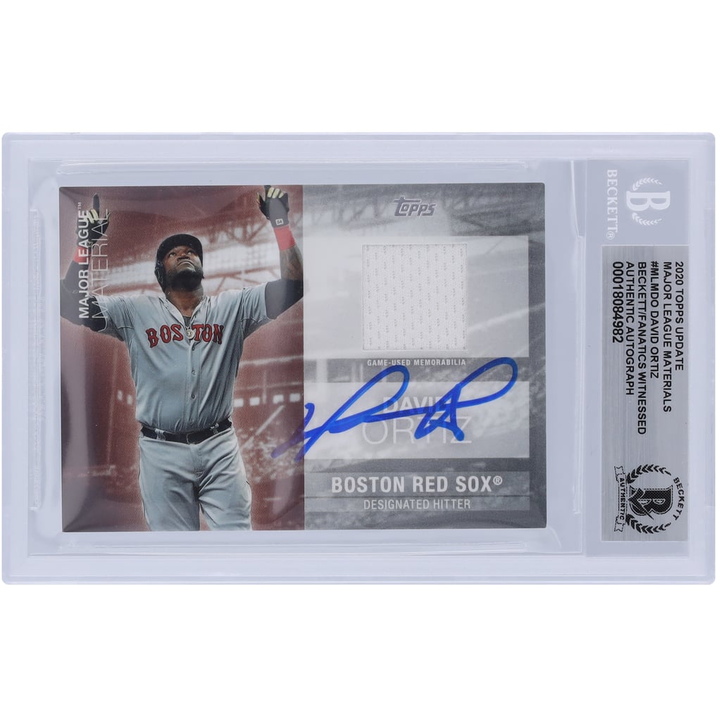 David Ortiz Boston Red Sox Autographed 2020 Topps Update Major 