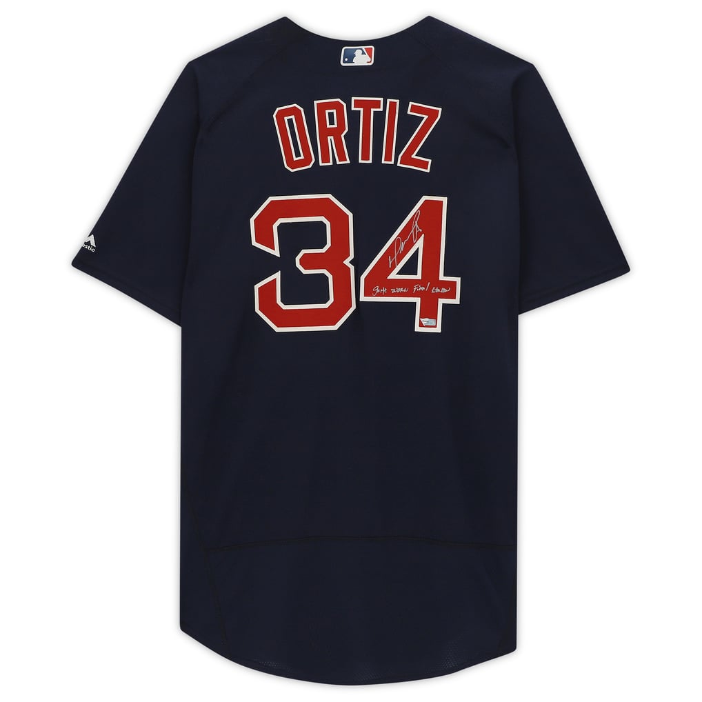 Autographed Boston Red Sox David Ortiz Fanatics Authentic Game 