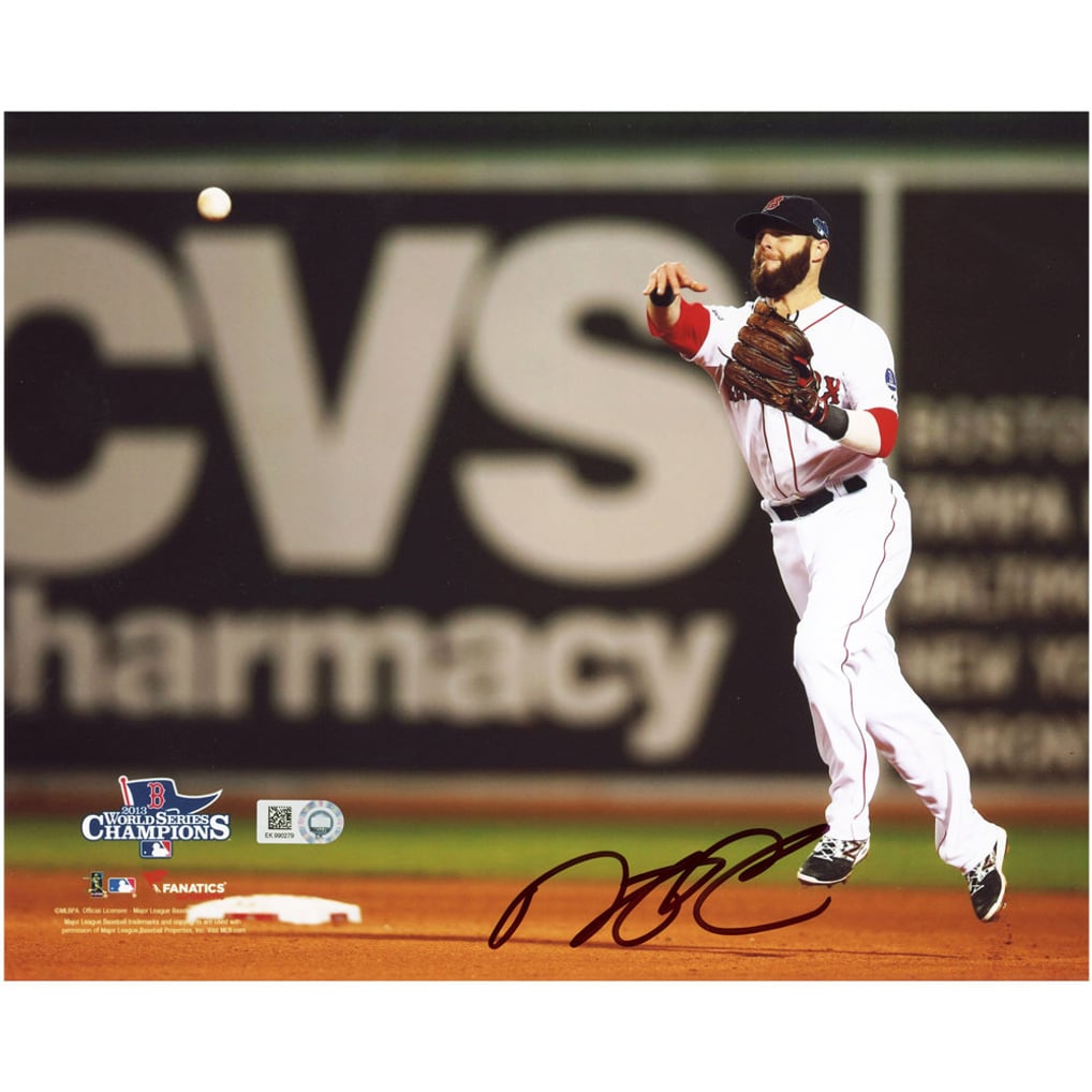 Autographed Boston Red Sox Dustin Pedroia Fanatics Authentic 8" x 10 ...