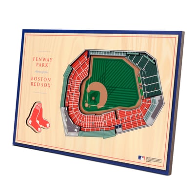 Boston Red Sox Fanpoint 14'' x 10.5'' 3D StadiumView Desktop Display