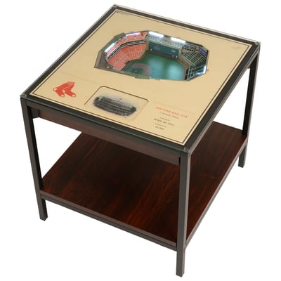 Boston Red Sox Fanpoint 25-Layer StadiumView Lighted End Table