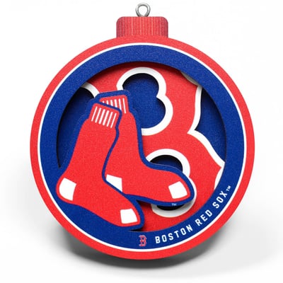 Boston Red Sox Fanpoint 3D Logo Series Ornament