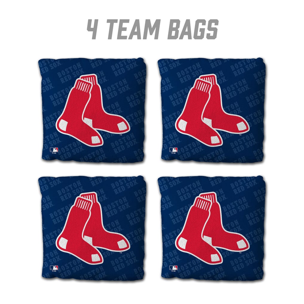 Boston Red Sox Fanpoint Four-Piece Cornhole Bag Set