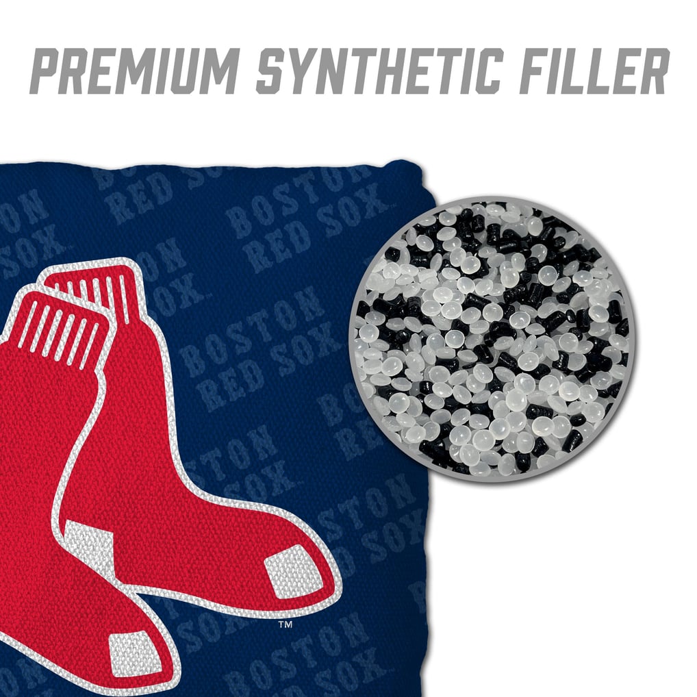 Boston Red Sox Fanpoint Four-Piece Cornhole Bag Set