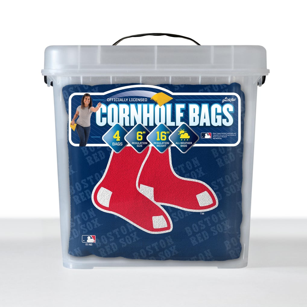 Boston Red Sox Fanpoint Four-Piece Cornhole Bag Set
