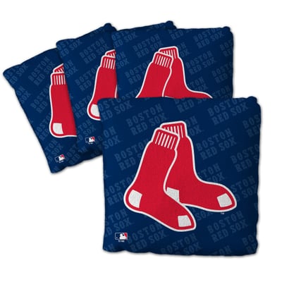 Boston Red Sox Fanpoint Four-Piece Cornhole Bag Set
